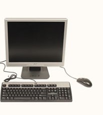 Monitor-keyboard